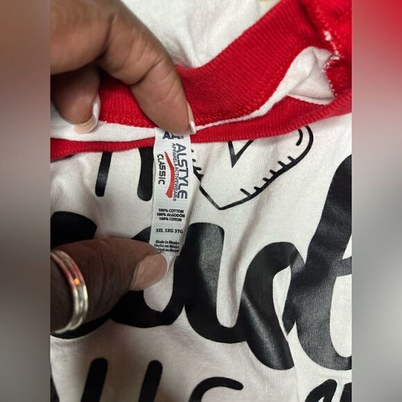 “My Squad calls me Mama” unbranded 3/4 baseball style tee sz 3X - Picture 3 of 7